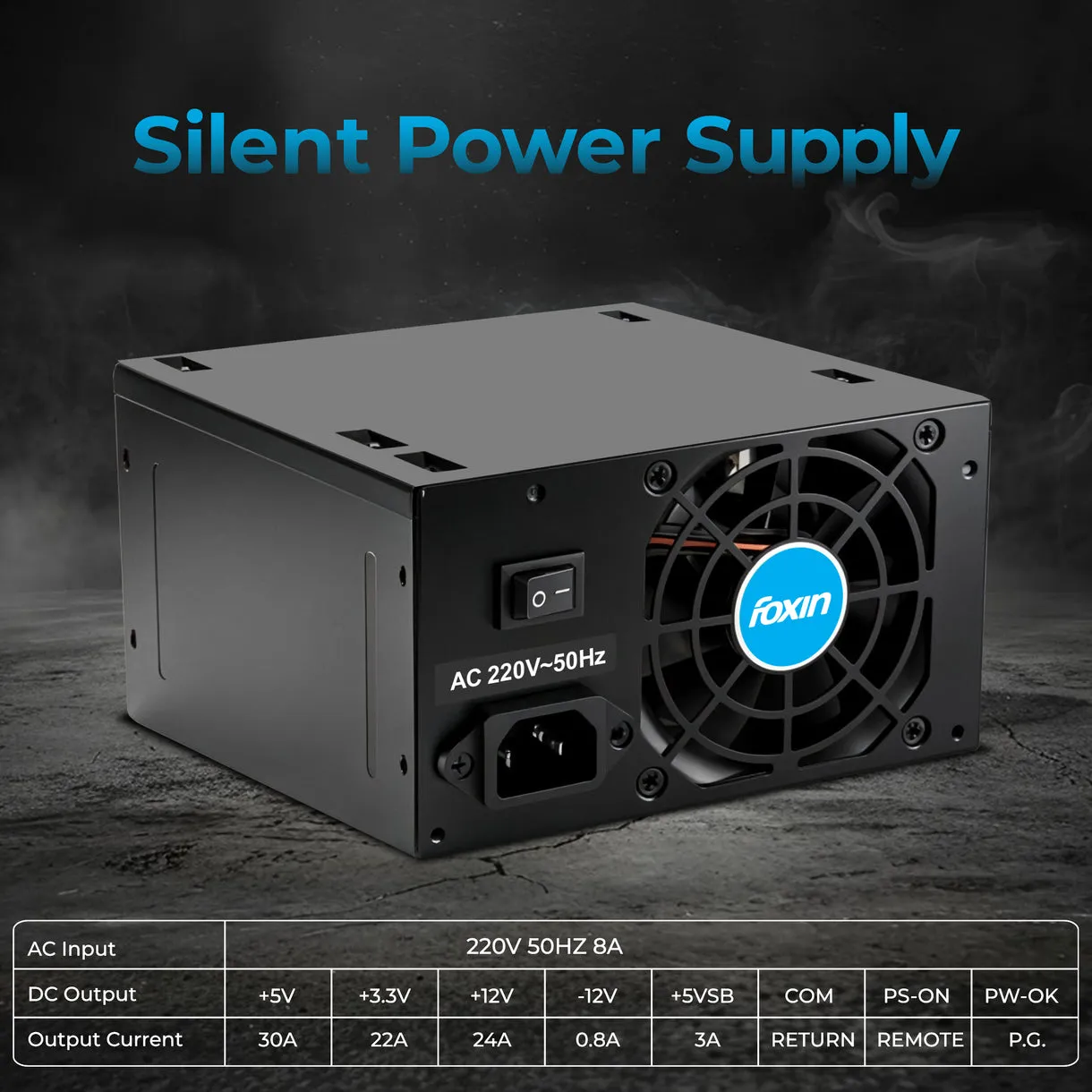 Foxin Desktop Power Supply 500w (Nexus 500) view 4